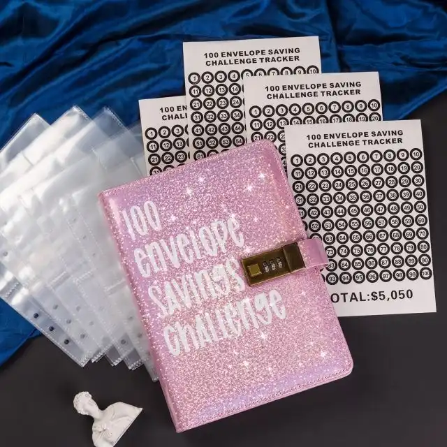 100 envelopes money saving challenge,Money Saving Budget Binder with Cash Envelopes,Save $5,050