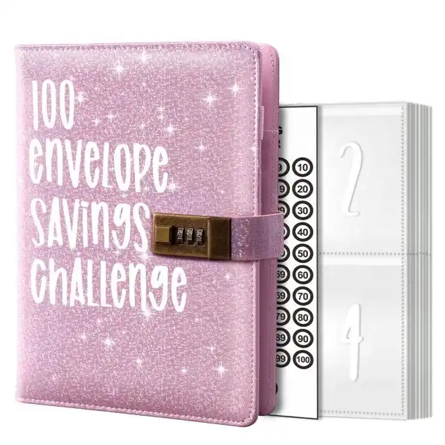 100 envelopes money saving challenge,Money Saving Budget Binder with Cash Envelopes,Save $5,050